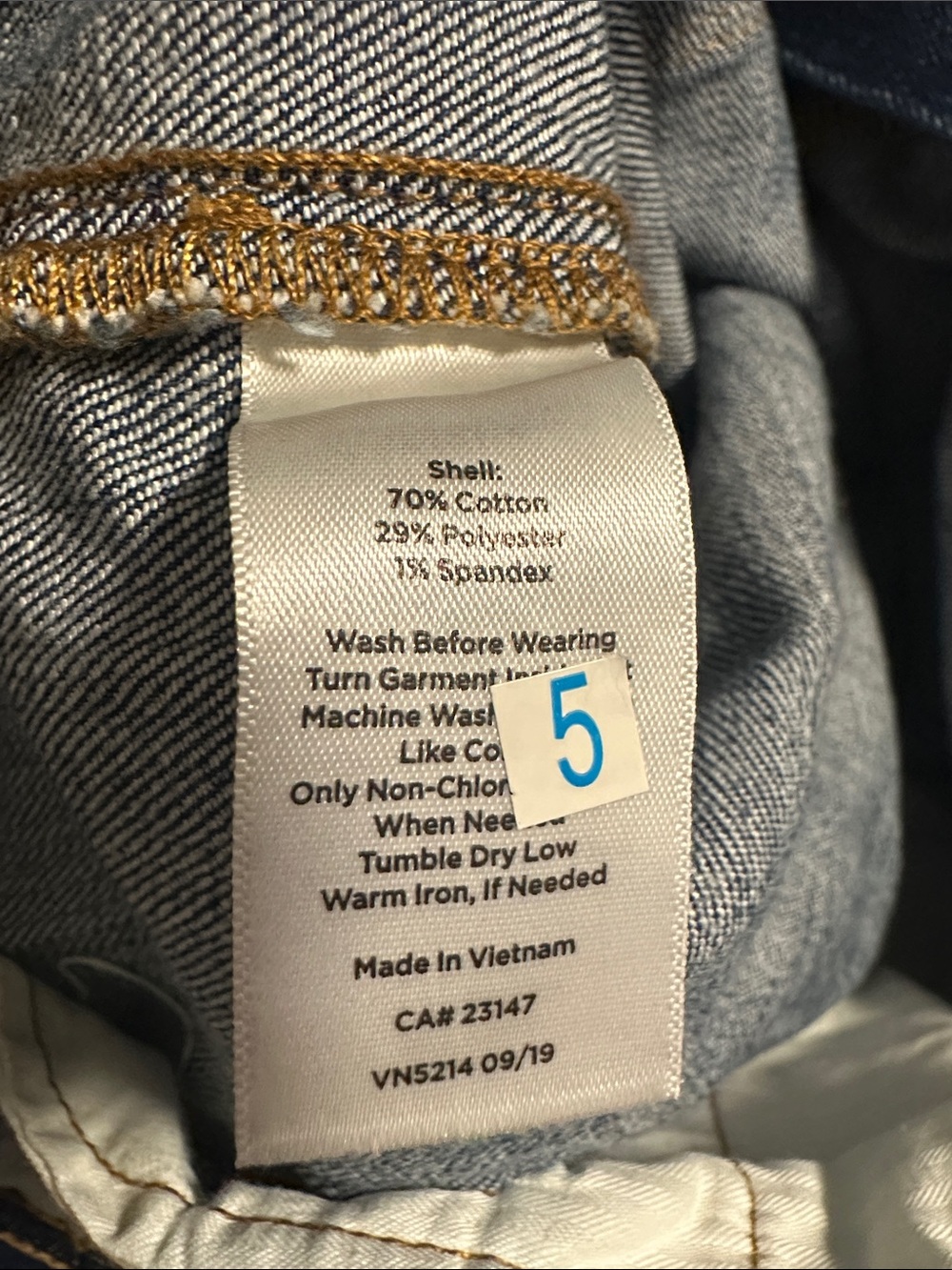 Talbots Dark Blue Cropped Wide-Leg High Waist Jeans - Picture 6 of 6